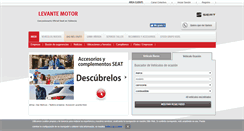 Desktop Screenshot of levantemotor.es
