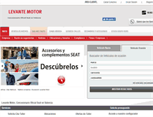 Tablet Screenshot of levantemotor.es